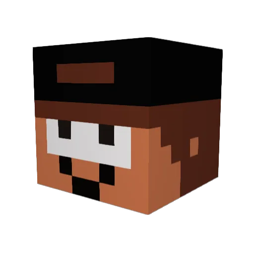 fanka_arczik Minecraft avatar head, 3D render