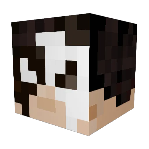 fannypackdanny Minecraft avatar head, 3D render
