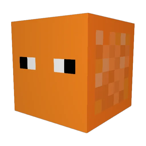 fantamasta Minecraft avatar head, 3D render