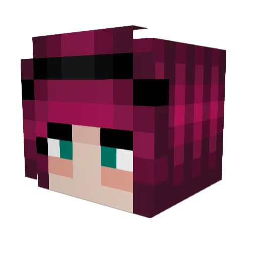 fantasticboa Minecraft avatar head, 3D render