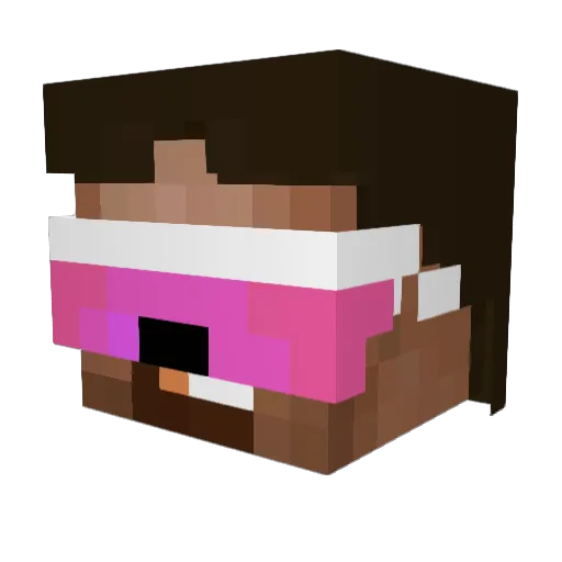 fantasticmrjuzz Minecraft avatar head, 3D render