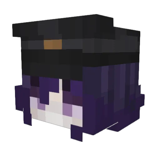 fantavus Minecraft avatar head, 3D render