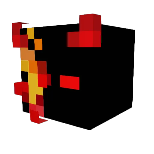 fantaxel_ Minecraft avatar head, 3D render