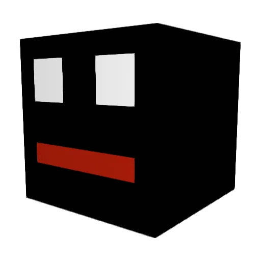 faqx_ Minecraft avatar head, 3D render