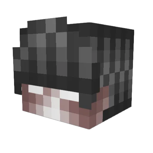 fara0n Minecraft avatar head, 3D render