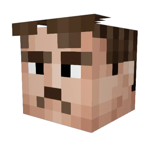 faraday1821 Minecraft avatar head, 3D render