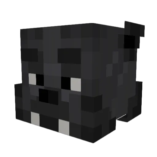 farcille Minecraft avatar head, 3D render