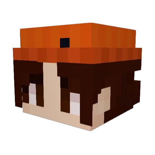 farconi Minecraft avatar head, 3D render