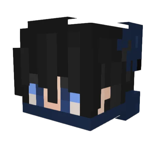 farglesnuff Minecraft avatar head, 3D render