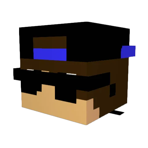 farigol Minecraft avatar head, 3D render
