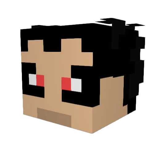 farmer49 Minecraft avatar head, 3D render