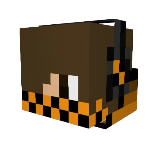 farmer65 Minecraft avatar head, 3D render