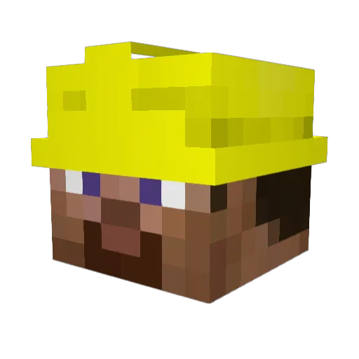 farmtechn Minecraft avatar head, 3D render