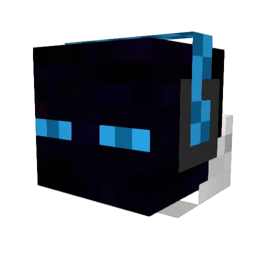 farne01 Minecraft avatar head, 3D render