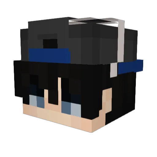 farnoel Minecraft avatar head, 3D render