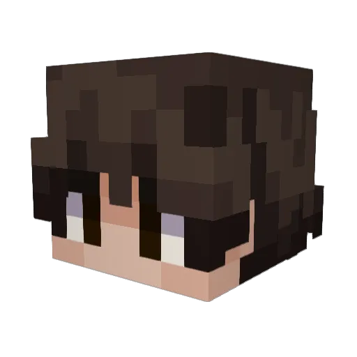 farot Minecraft avatar head, 3D render