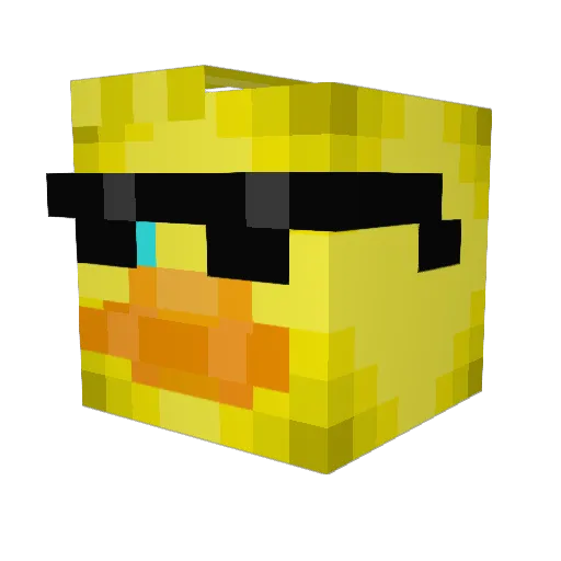 farpeople Minecraft avatar head, 3D render
