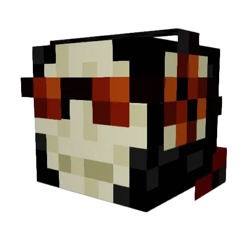 farsiii Minecraft avatar head, 3D render