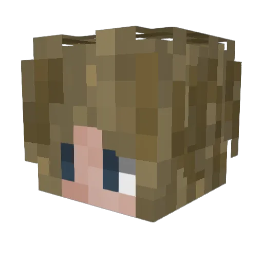 fart42000 Minecraft avatar head, 3D render