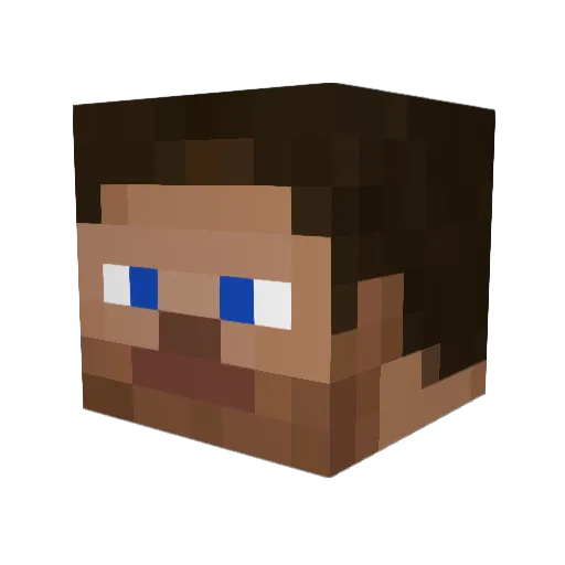 fartanious Minecraft avatar head, 3D render