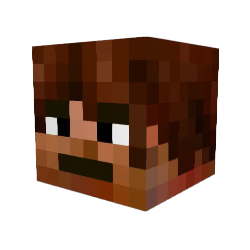 fartcundummagnet Minecraft avatar head, 3D render