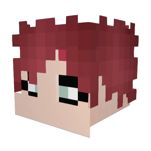 farterspanky Minecraft avatar head, 3D render