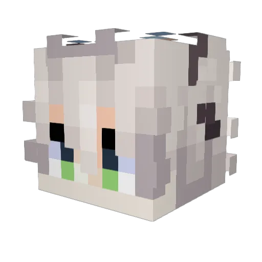fartingEthics Minecraft avatar head, 3D render