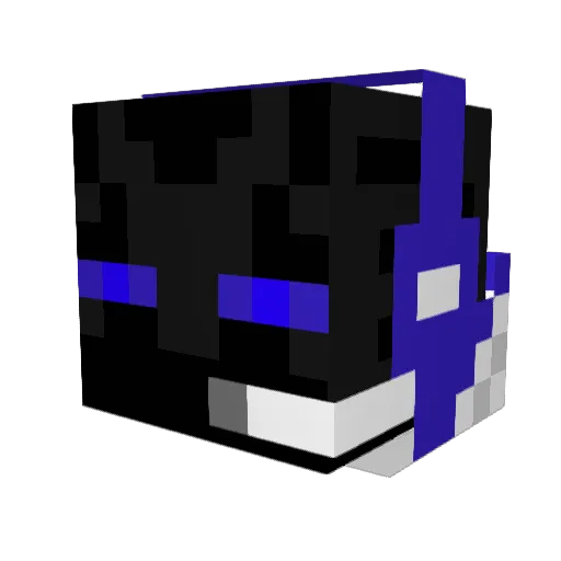 fartog Minecraft avatar head, 3D render