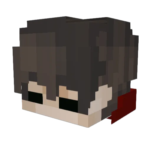 fartpoopymc Minecraft avatar head, 3D render