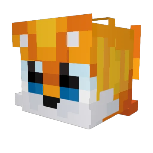 fartsickleface Minecraft avatar head, 3D render
