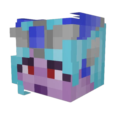 fasitoloko Minecraft avatar head, 3D render