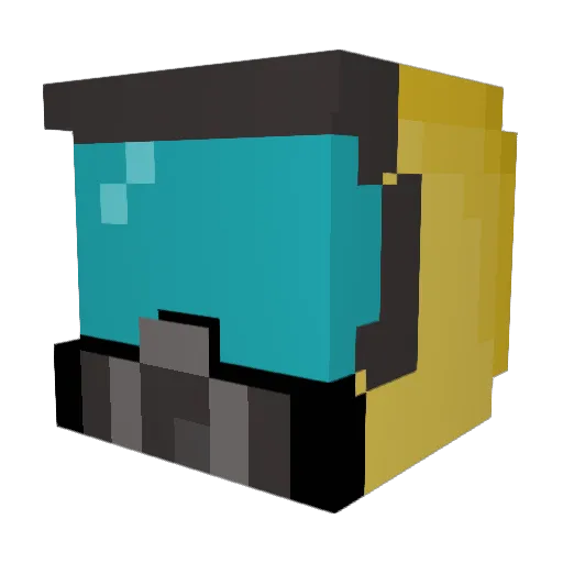 fastcole8 Minecraft avatar head, 3D render