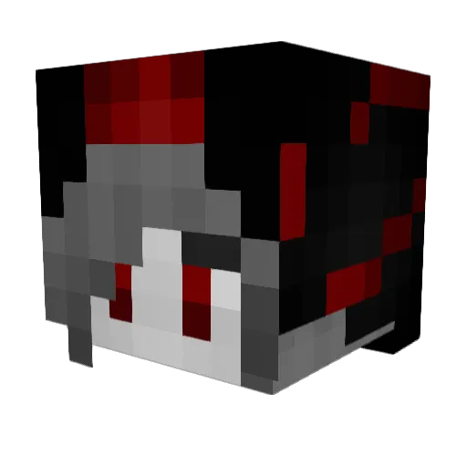 fastdestroyer Minecraft avatar head, 3D render