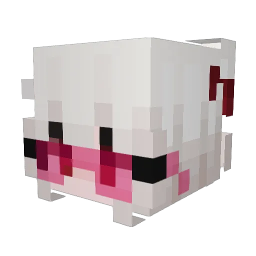 fasterdead Minecraft avatar head, 3D render