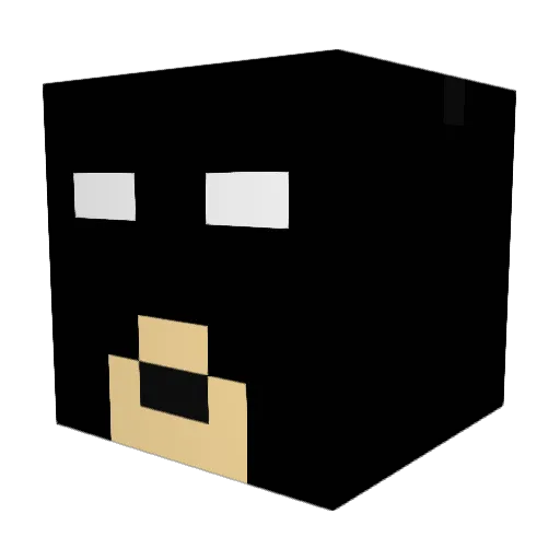 fastryanc Minecraft avatar head, 3D render