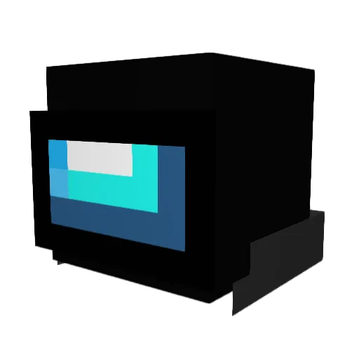 fat1234 Minecraft avatar head, 3D render