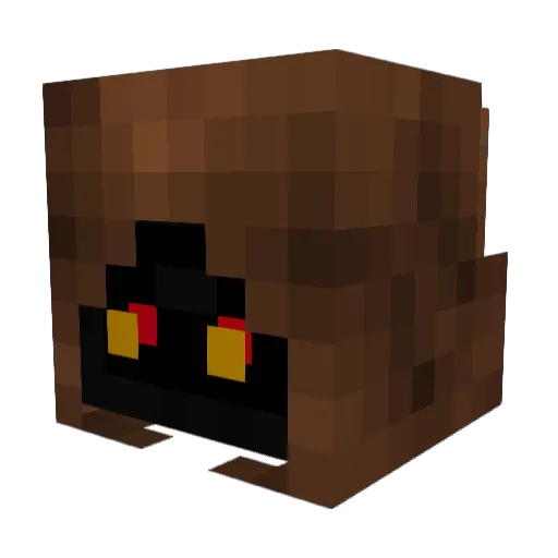 fat_io Minecraft avatar head, 3D render