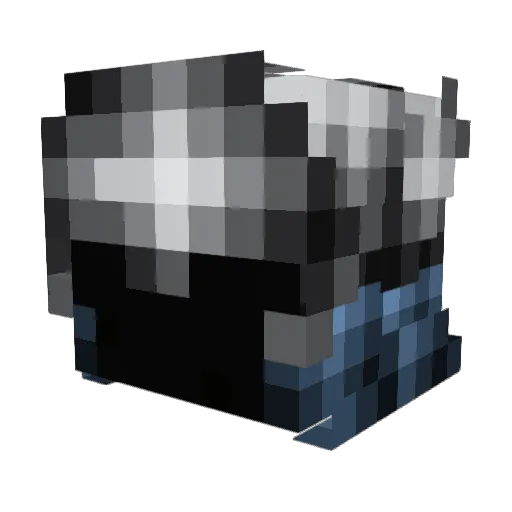 fat_rack_123 Minecraft avatar head, 3D render