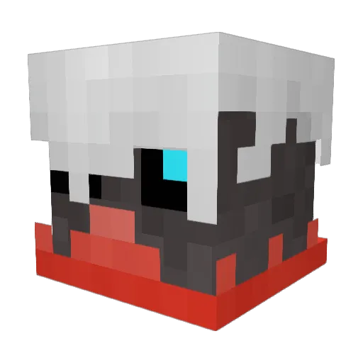 fatal_flaw09 Minecraft avatar head, 3D render
