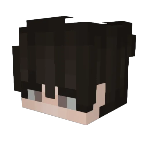 fatale73 Minecraft avatar head, 3D render