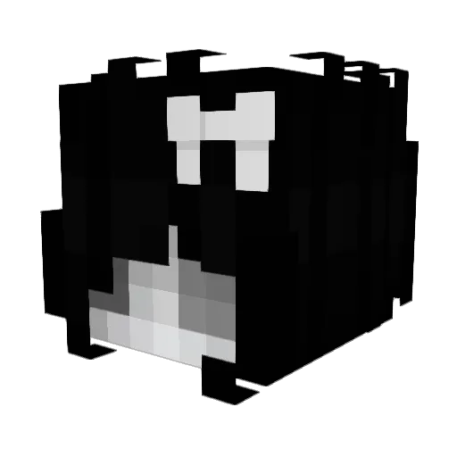 fatalsense Minecraft avatar head, 3D render