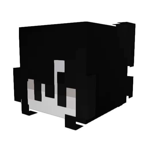 fatalsense Minecraft avatar head, 3D render