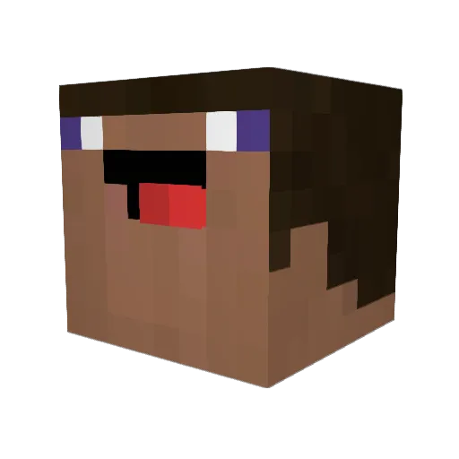 fatasian101 Minecraft avatar head, 3D render