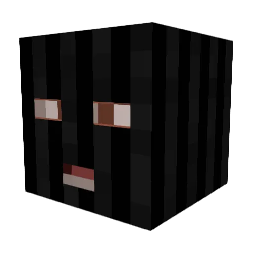fatbiscuit Minecraft avatar head, 3D render