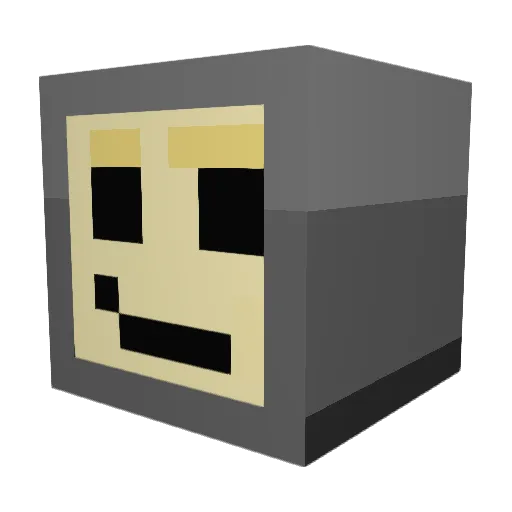 fatboychummy Minecraft avatar head, 3D render