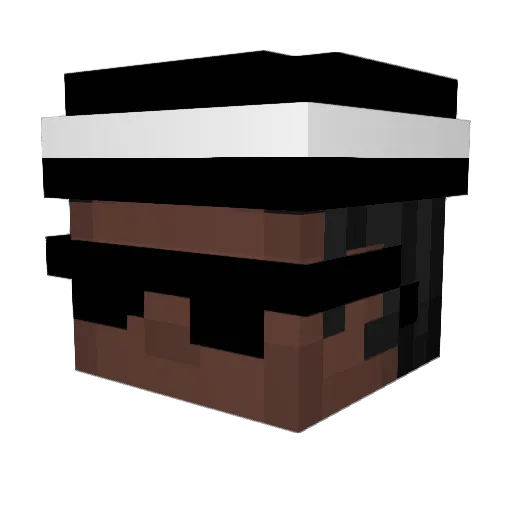 fatboyryan Minecraft avatar head, 3D render