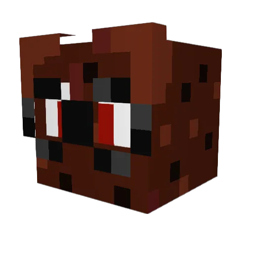 fatedtoplay Minecraft avatar head, 3D render