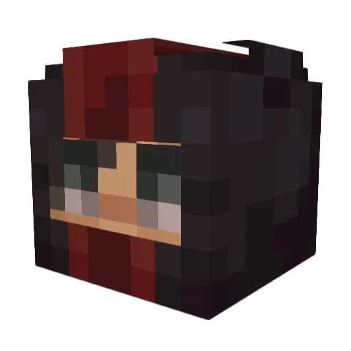 fatesito07 Minecraft avatar head, 3D render