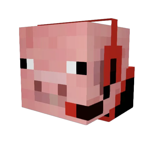 fatface25 Minecraft avatar head, 3D render