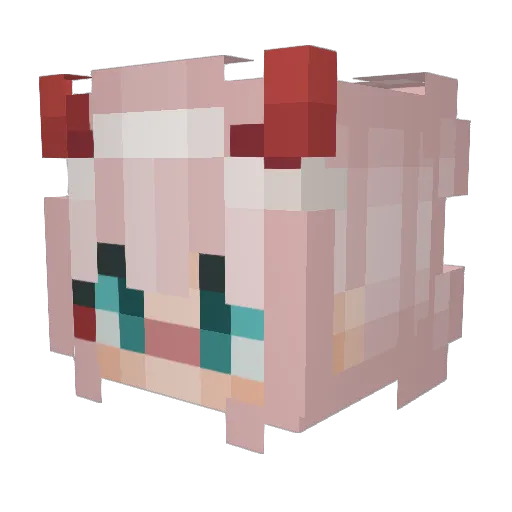fatfish420 Minecraft avatar head, 3D render
